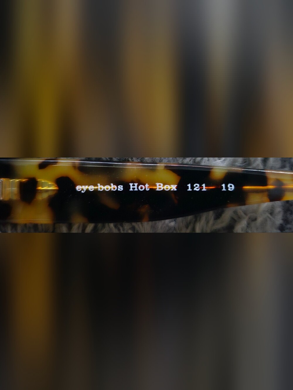 Eye Bobs ! Designer Tortoiseshell Sunglasses - Amber & Dark Brown Frame - Picture 5 of 5